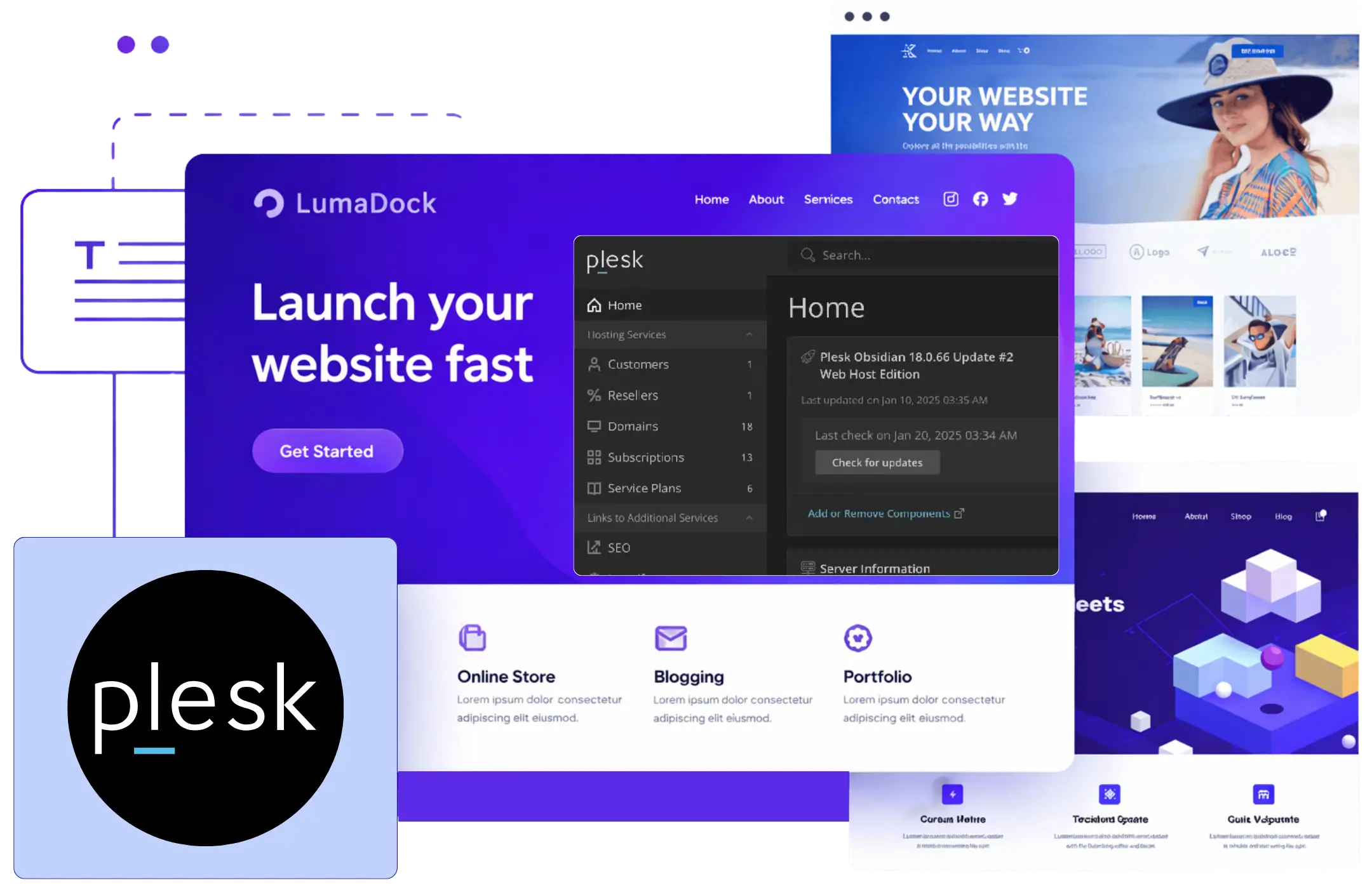 Plesk VPS hosting - What Plesk gives you on a VPS